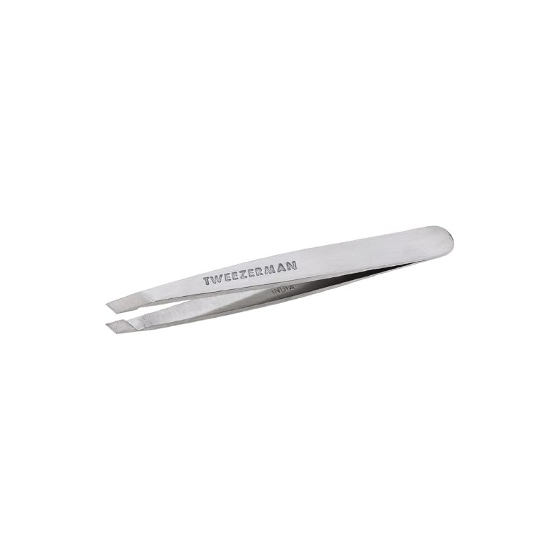 Mini Pinza de cejas para viajes de Tweezerman, obliqua Clásica