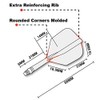 CUESOUL ROST Integrated Dart Flight and Shafts Big Wing Shape-21mm