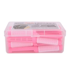 20pcs Hair Perm, Rod Roller Curler Hairdressing Curly Hair Perm Rods Fluffy Perming Rollers Short Large Tool KitPink (Pink)