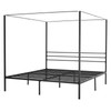 VEVOR Canopy Bed Frame King Size, Metal Canopy Bed with