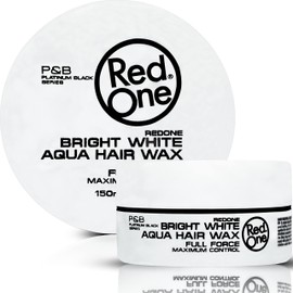 RedOne Hair Styling Aqua Wax White 150 ml | Ultra Hold | Gel Wax | Peach Scent | Maximum Control