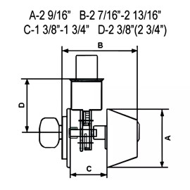 House Guard Hardware Satin Nickel door Handicap Friendly lever entry privacy passage deadbolt Brushed - Single Deadbolt