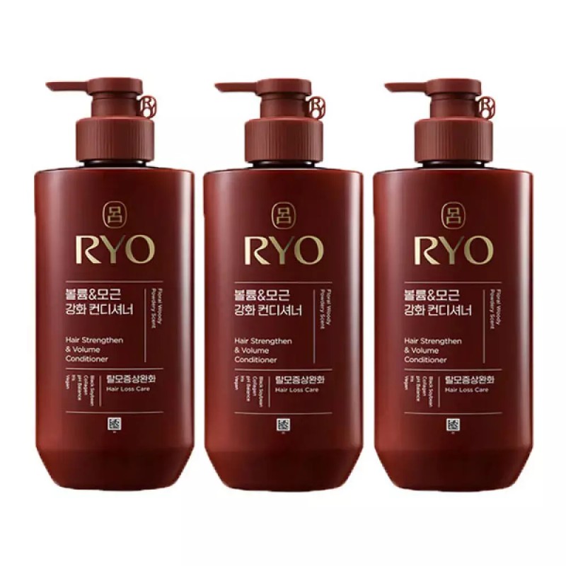 Ryeo 려 흑운 볼륨모근강화 컨디셔너, 480ml, 3개 L'EA Black Volume