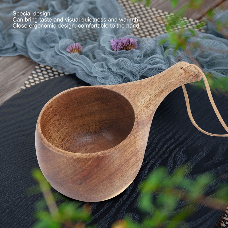 Wooden Coffee Cup 220ML Eco Friendly Portable Heat Insulation Coffee