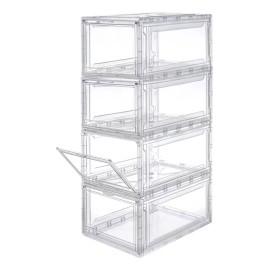 AG Zapateras Apilables Premium Transparentes 4pack!