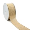 (6.4cm ) - Burlap Wired 6.4cm x 20 Yards.Decorative for