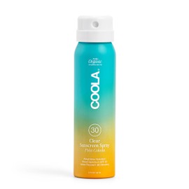 COOLA COOLA Organic Sunscreen SPF 30 Sunblock Spray, Dermatologist Tested Skin Care for Daily Protection, Vegan and Gluten Free, Pi?a Colada, Travel Size, 2 Fl Oz