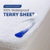 Sunshine Comforts Cotton Waterproof Mattress Protector Single- Ultra-Soft, Breathable Single