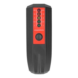 EMF Meter Magnetic Field Detector Electromagnetic Radiation Tester with 5 LED Indicator Black