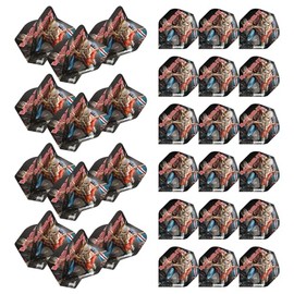 WINMAU Rock Legends Dart Flights - 10 Sets Per Pack (Total 30 Dart Flights) Available in Varying Designs (Iron Maiden, Trooper)