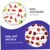 TOVINANNA 3 Sheets Fruit Pattern Nail Art Stickers of Summer