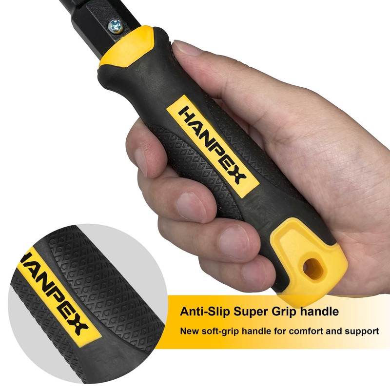 Hanpex Mini Japanese Double Edge Pull Hand Saw 7" -