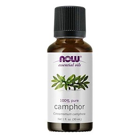 Camphor White Essential Oil, 1.0 fl oz (30 ml), NOW Essential Oil (Aroma Oil)