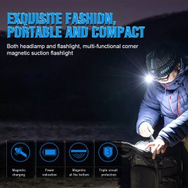 Trustfire 1200Lumens Waterproof Headlamp Led Rechargeable Head Lamp Headlight US