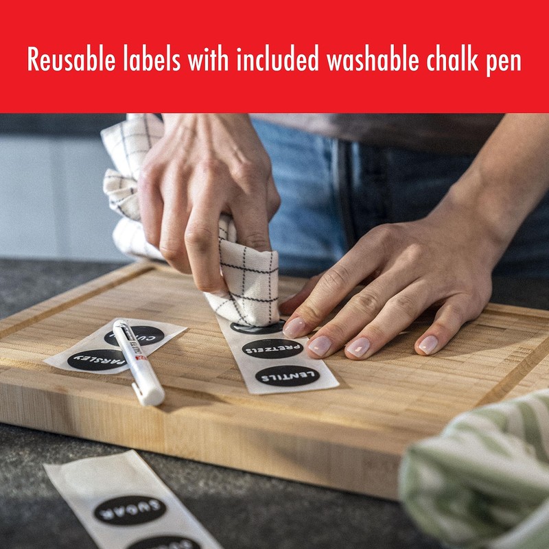 ZWILLING Fresh & Save CUBE 11-Piece Reusable Silicone Label with