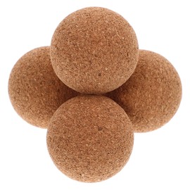 WOONEKY Elegant Wooden Foosball Table Balls 4PCs Small Cork Balls for Boys and Girls Replacement for Foosball Table Game