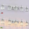 SOLFART Crystal 4 Lights Bathroom Lights Over Mirror Bathroom Lighting