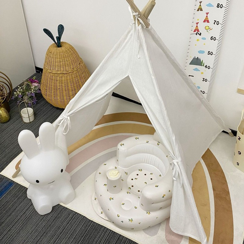 Multifunctional Baby PVC Inflatable Spine Protection Bathroom Sofa Learning Eating
