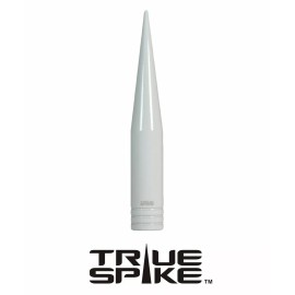 True Spike White Antenna for Chevy Silverado GMC Sierra 6'' Short 2007 and newer