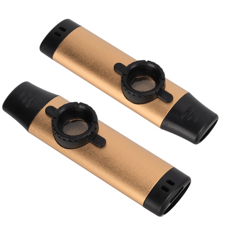 Metal Kazoo Resin Mouthpiece Adjustable Tightness Wind Instrument with Flute