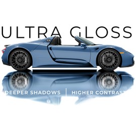 VViViD+ Ultra Gloss China Blue 1.5ft x 5ft Vinyl Car Wrap Premium Paint Replacement Film Roll with Nano Air Release Technology, Stretchable Protective Cap Liner, Self Adhesive, Indoor Outdoor