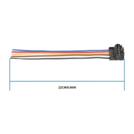 MangWany 2pacs Taillight Wiring Harness Wire Connector Fit for Clio 2 Espace 3 Kangoo 1 Scenic 1 Logan Taillight Lamp Holder Connector Socket