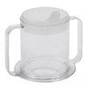 PENINSULA LOVE Double Handle Adult Sippy Cup Transparent Plastic Mug