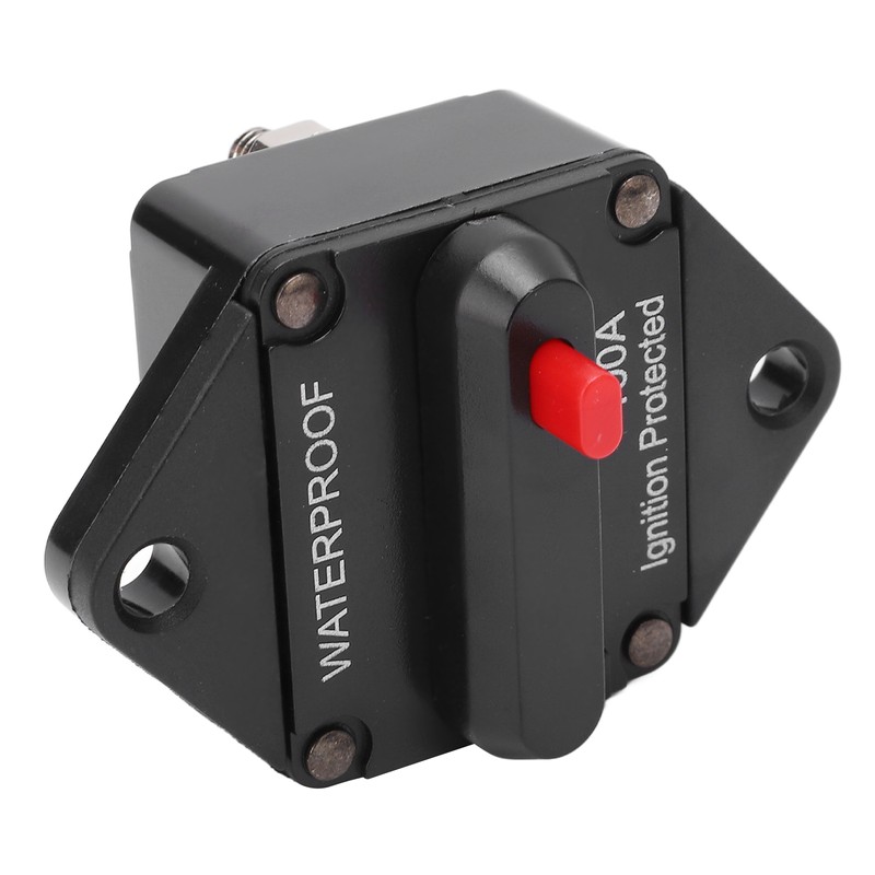 DC 32V Circuit Breaker with Switch Manual Reset Waterproof for