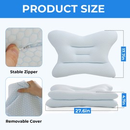 CPAP Pillows for Side and Back Sleepers, Butterfly Pillow for Sleep Apnea