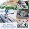 Pontoon Fender Clips for Square Rails, Mental Pontoon Boat Bumpers