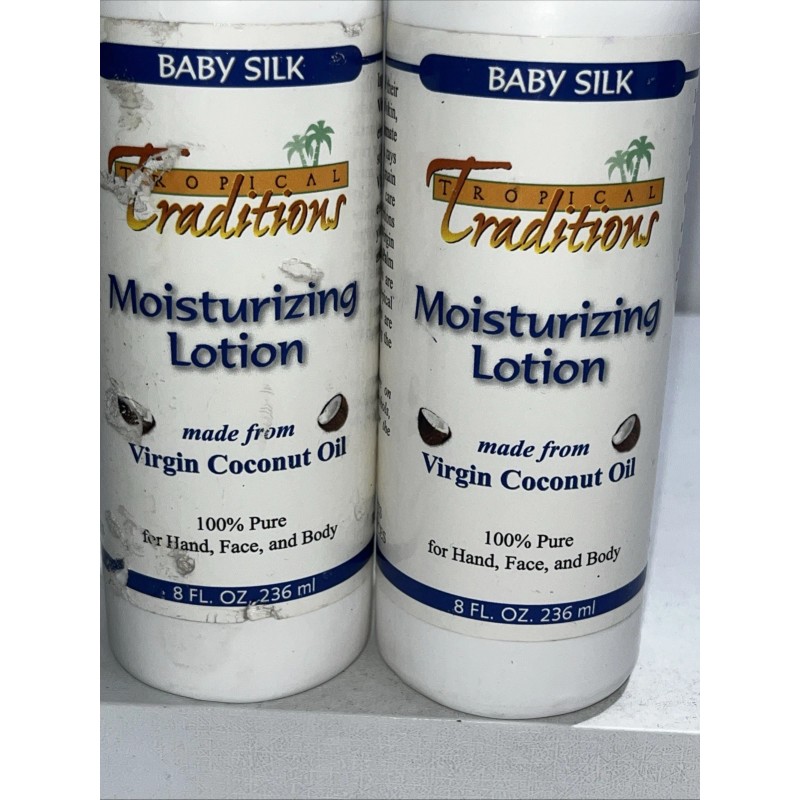 Tropical Traditions 2 Sealed Tropical Traditions Baby Silk Moisturizing Lotion,