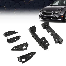 PIT66 Front Bumper Brackets Retainer Support Compatible with 2016-2018 Chevy Malibu 6pcs Bumper Brackets Front Driver and Passenger Side 20809859 20809860