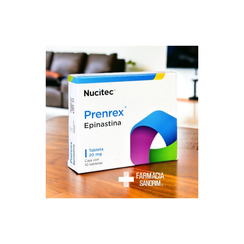 Prenrex Epinastina 20 mg: Alivio Efectivo para Alergias - Pack