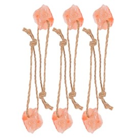 Bloque de Sal Rosa Natural para Lamer Animales 6 Unidades de 50-70 G Mineral Natural para Ganado Caballos Ciervos y Cabras Suplemento Nutricional Esencial para Salud Animal