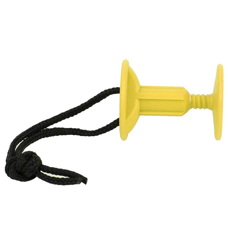BORDSTRACT6Pcs Surfboard Rope Plug, Plastic Surfing Traction Hand Rope, Replacement