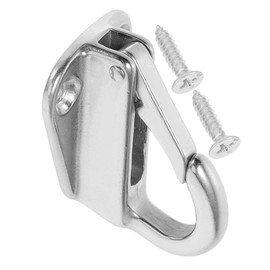 Marine Grade Stainless Steel Spring Hook Snap Fastening Rope Boat Sail Tug Ship Marine Hardware Boat Accessories (Silver)