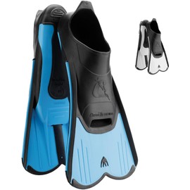 Cressi Men's Light Swimming Fins - Blue, 31/32- UK 12.5/13