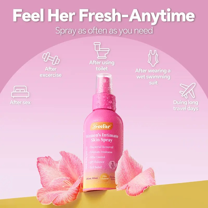 Intimate Feminine Hygiene Spray – pH-Balanced, Refreshing & Soothing for