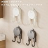 Husana 高耐久真空吸盤フック (2パック) キッチン&バスルーム&トイレの整理に特化 (吸盤フック)