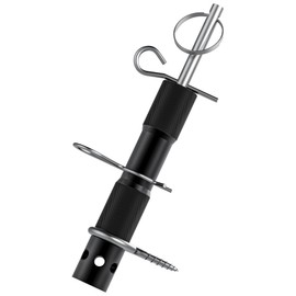 TRSAIM Perimeter Trip Alarm, Use 209 Primer Camping Trip Wire Alarm Camp Safe,Early Warning Security System Accessories for Camping and Property Safety/Bear Deterrent (Black)