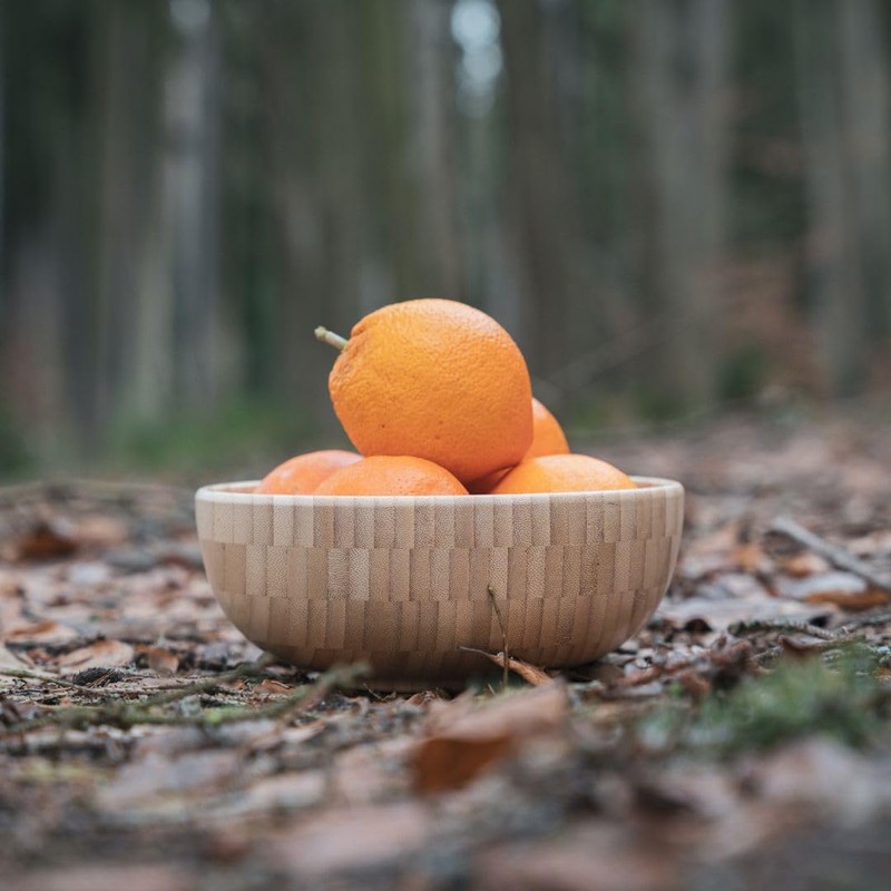 pandoo Bamboo Bowls, Fruit Bowl, Bamboo Bowl, Bowl Set, Salad