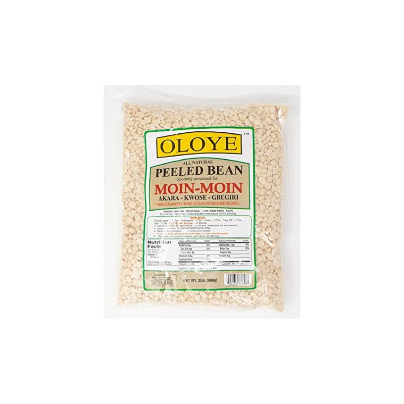 Oloye Pealed Beans/Moin-Moin/2lbs