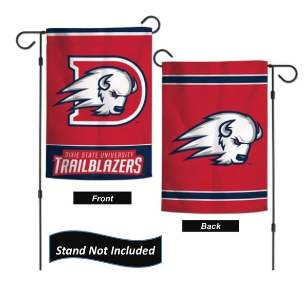 Dixie State University Trailblazers 12.5” x 18" Double Sided Yard and Garden College Banner Flag is Printed in The USA
