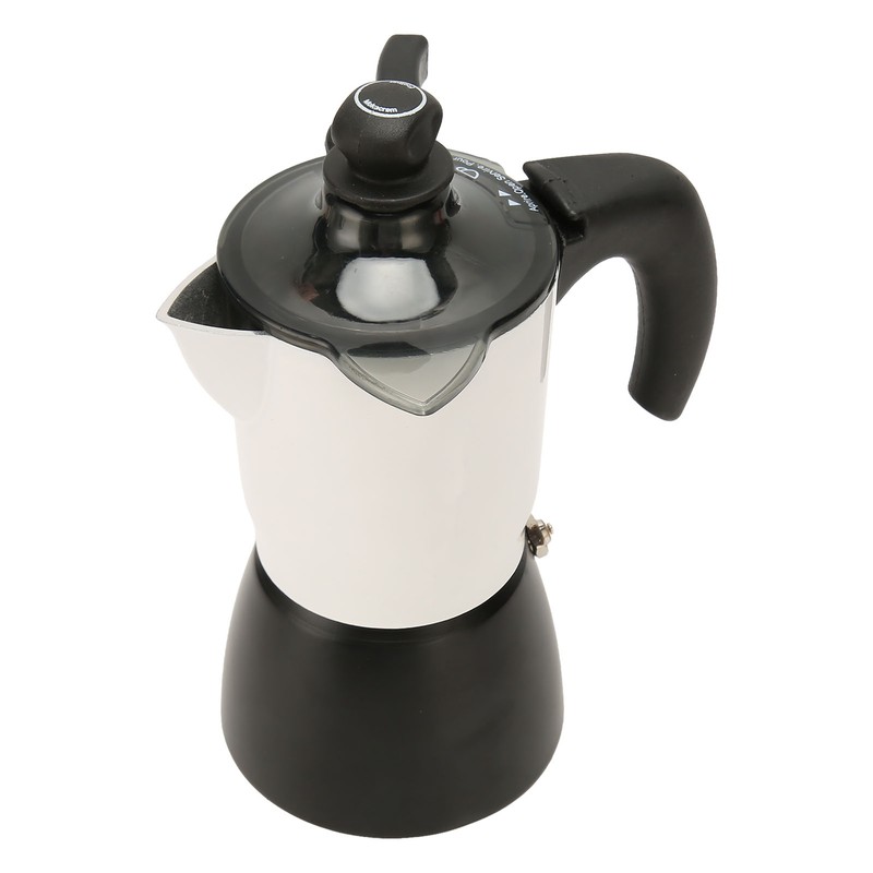 150ml Moka Pot Stovetop Coffee Maker Makes Real Italian Coffee