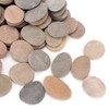 BLXQI 232-240 PCS Craft Rocks, 1.3"-2.2" Round Grey Rocks, 18