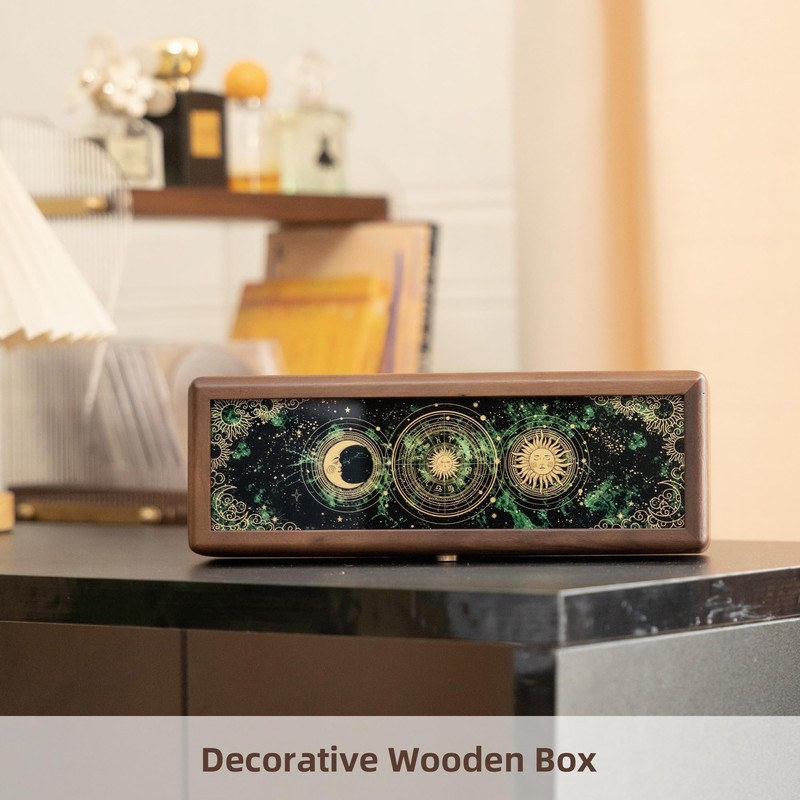 Solid Wood Jewelry Organizer Box,Decorative Box,Small Wooden Box