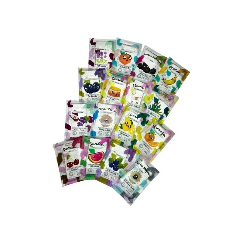 Mascarilla Hidratante Kawaii 30pz Mixta