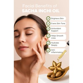 Pure Carrier and Essential Oils for Skin Care, Hair, Body Moisturizer for Face-Anti Aging Skin Care (Sacha Inchi Oil Organic, 4oz)