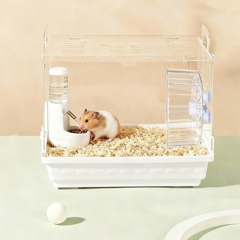 Hamster Wheel, 8.7" Super-Silent Exercise Wheels, Dual-Bearings Quiet Spinner Running
