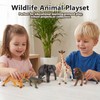HERSITY Soft Zoo Animals 7" Large Safari Figurines Toys for